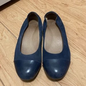 Navy Dansko flats
